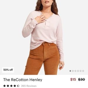 Everlane recotton henley